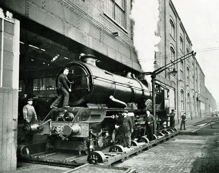 Framed Print : Great Western Railway locomotive at Swindon Works Framed Print : Great Western Railway locomotive at Swindon Works