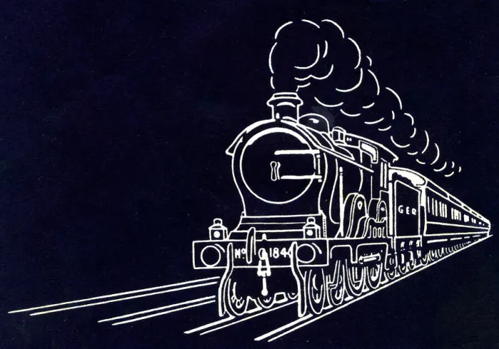 Framed Print : Great Western Railway, steam locomotive train Date: circa 1910 Framed Print : Great Western Railway, steam locomotive train Date: circa 1910