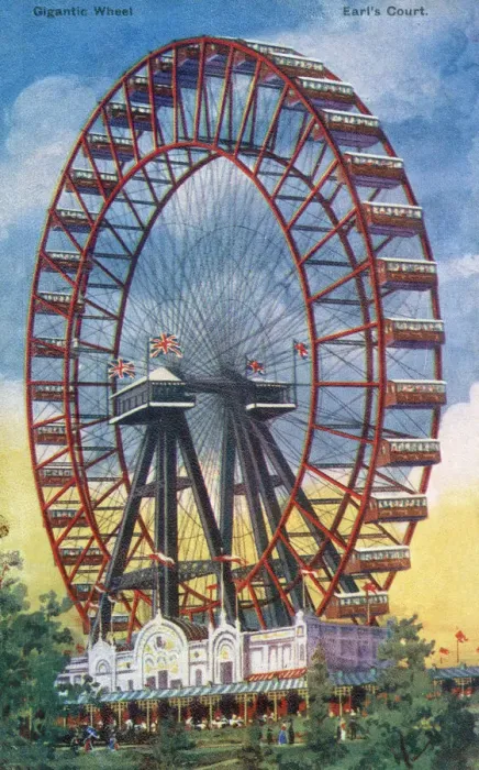 Framed Print : The Great Wheel - Earls Court, London Framed Print : The Great Wheel - Earls Court, London