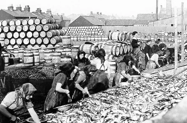 Great Yarmouth fish girls early 1900s