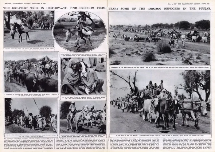 Framed Print : The greatest trek in history, Partition 1947 Framed Print : The greatest trek in history, Partition 1947