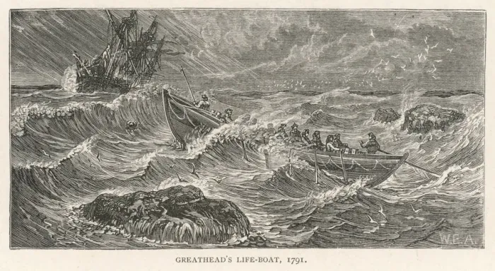 Framed Print : Greatheads Lifeboat Framed Print : Greatheads Lifeboat