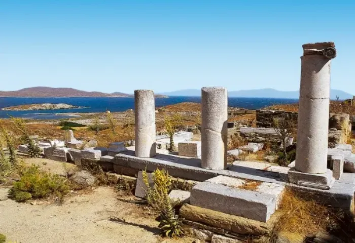 Framed Print : GREECE. CYCLADES. Delos. The Serapeion. Greek art. Architecture Framed Print : GREECE. CYCLADES. Delos. The Serapeion. Greek art. Architecture