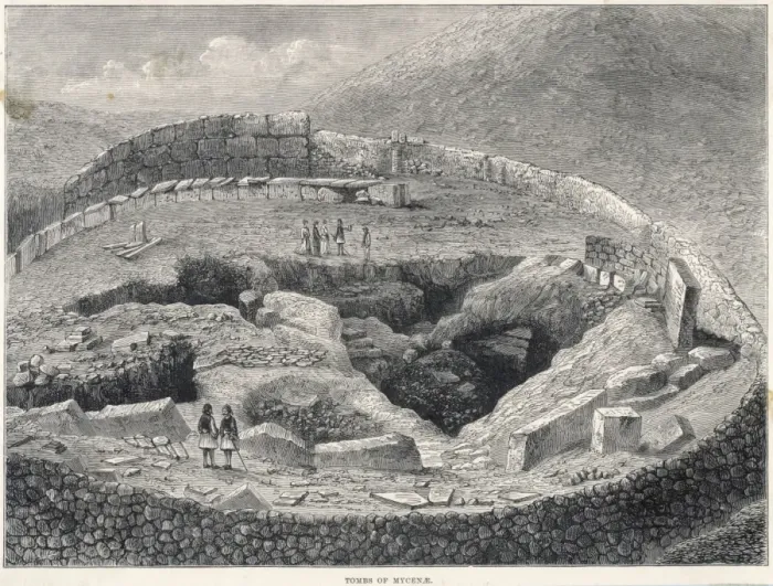 Framed Print : Greece / Archae / Mycenae 75 Framed Print : Greece / Archae / Mycenae 75