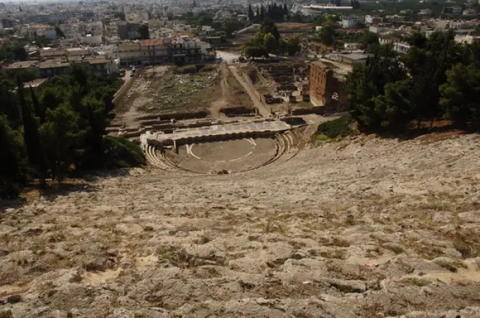 Framed Print : Greece. Argos. Greco-Roman Theatre Framed Print : Greece. Argos. Greco-Roman Theatre