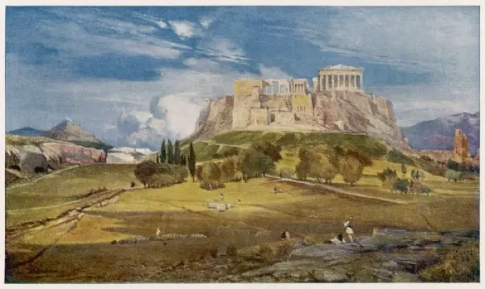 Framed Print : Greece / Athens / Acropolis Framed Print : Greece / Athens / Acropolis