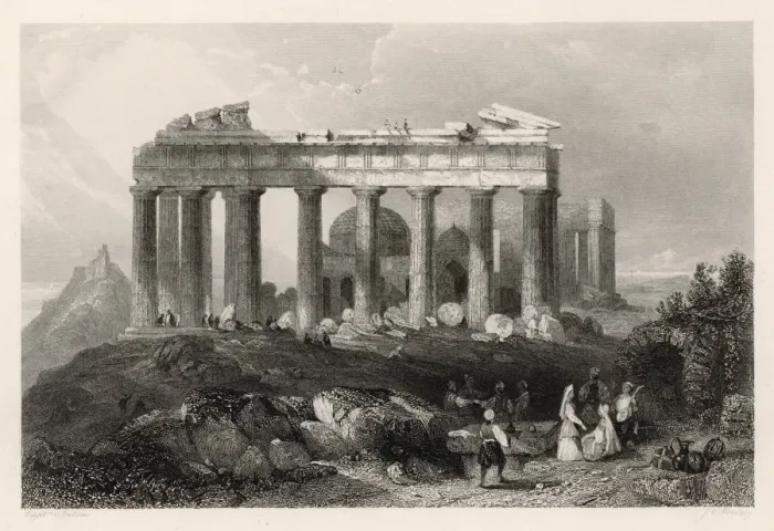 Framed Print : Greece / Athens / Acropolis Framed Print : Greece / Athens / Acropolis