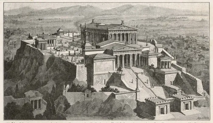 Framed Print : Greece / Athens / Acropolis Framed Print : Greece / Athens / Acropolis