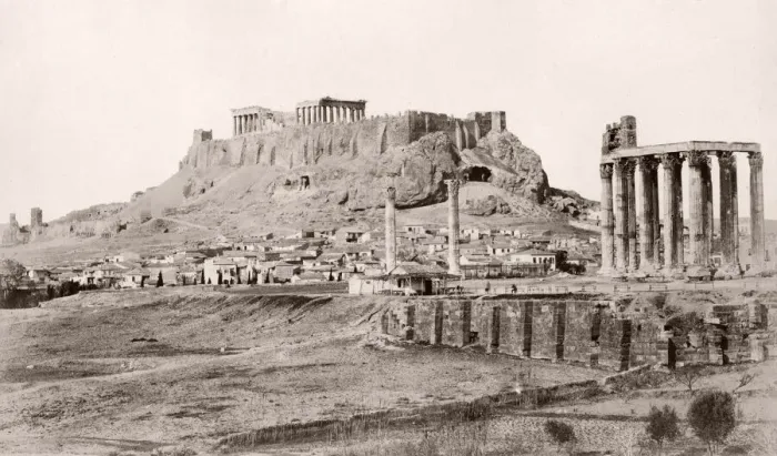 Framed Print : Greece, Athens, the Acropolis Temple of Jupiter Framed Print : Greece, Athens, the Acropolis Temple of Jupiter