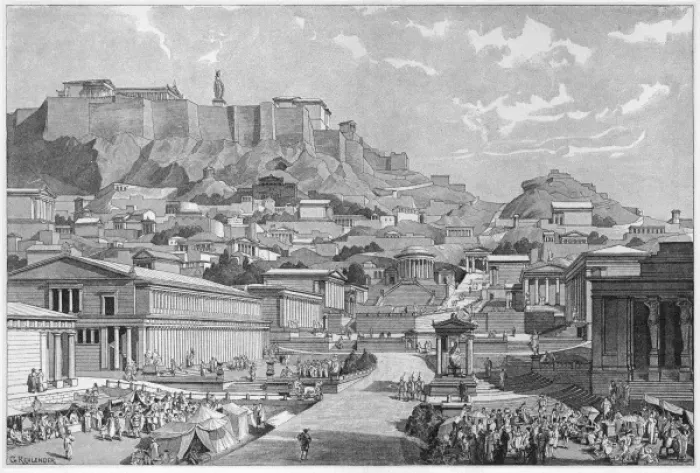 Framed Print : Greece / Athens Restored Framed Print : Greece / Athens Restored