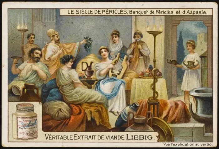 Framed Print : Greece  /  Banquet