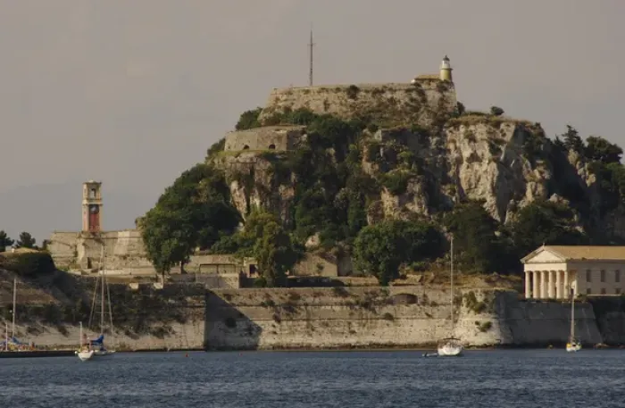 Framed Print : Greece. Corfu. Old Fort, built by the Venetians in the XVI c Framed Print : Greece. Corfu. Old Fort, built by the Venetians in the XVI c