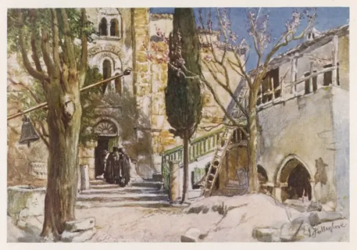 Framed Print : Greece  /  Daphni Convent
