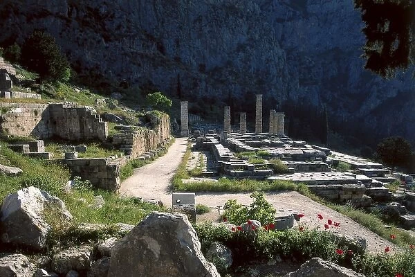 Greece. Delphi. Temple of Apollo