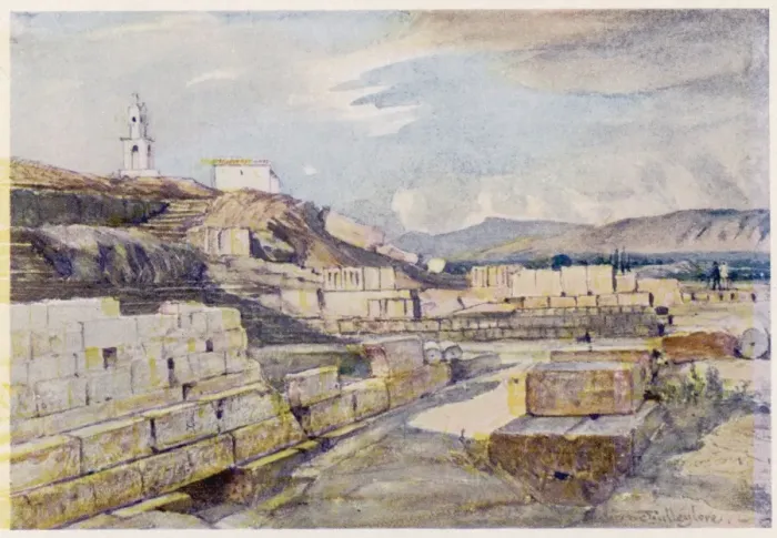 Framed Print : Greece / Eleusis / Temple Framed Print : Greece / Eleusis / Temple