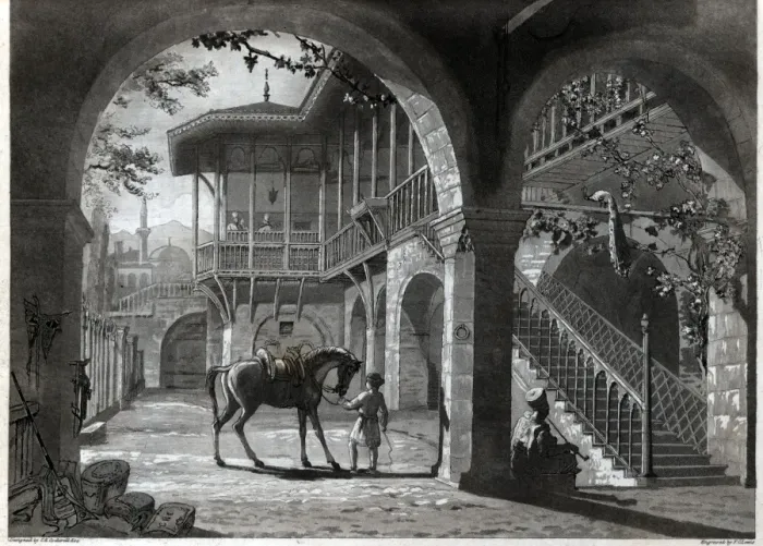 Framed Print : Greece - Horses - Dwellings Framed Print : Greece - Horses - Dwellings