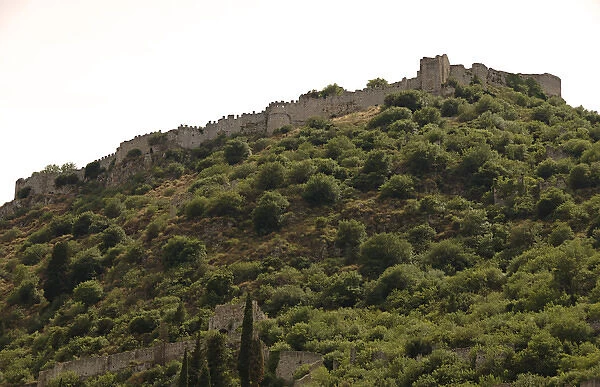 Greece. Mystras. The Castle. Built in 1249 by Guillaume II t