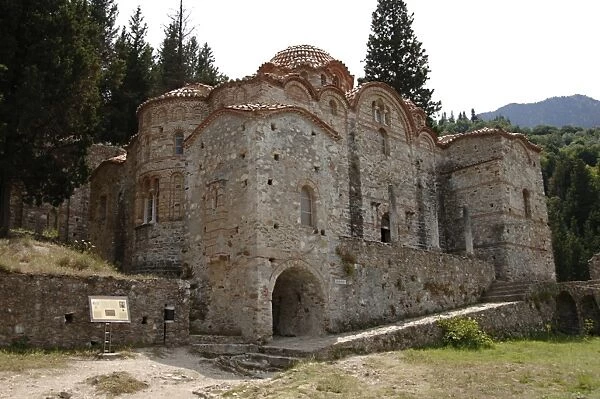 Greece. Mystras. Church of the Panayia Hodegetria, also know