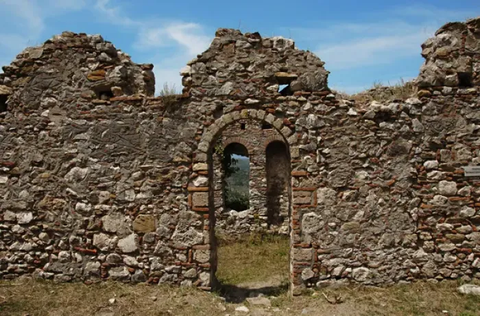 Framed Print : Greece. Mystras. Monastery of Agia Sophia. Ruins of refector Framed Print : Greece. Mystras. Monastery of Agia Sophia. Ruins of refector