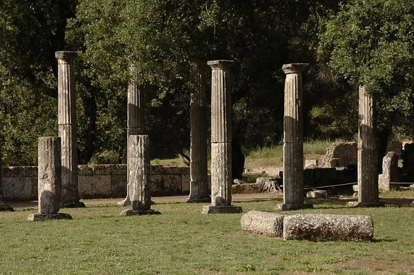 Greece. Peloponesse. Olympia. Santuary of ancient Greece in