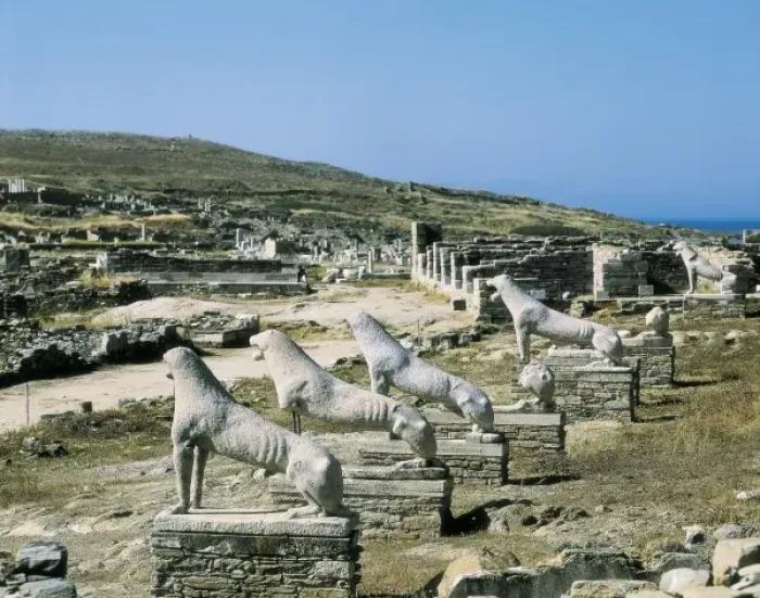 Framed Print : GREECE. SOUTHERN AEGEAN. CYCLADES. Delos. Sanctuary Framed Print : GREECE. SOUTHERN AEGEAN. CYCLADES. Delos. Sanctuary