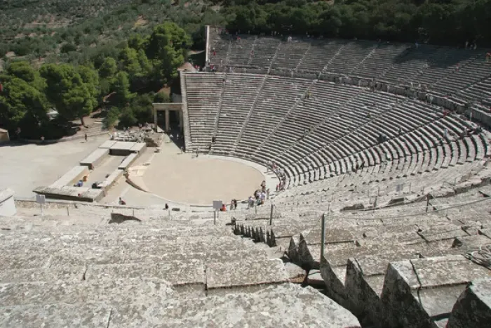 Framed Print : Greek Art. Epidaurus Theater. Peloponnese. Greece Framed Print : Greek Art. Epidaurus Theater. Peloponnese. Greece
