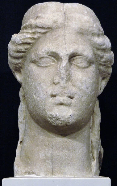 GREEK ART. REPUBLIC OF ALBANIA. Bust of Demeter, III-II cent