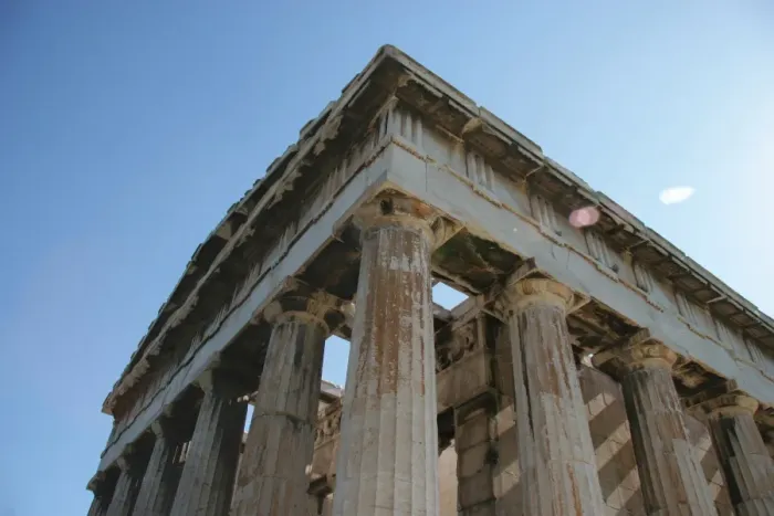 Framed Print : Greek Art. Temple of Hephaestus or Theseion. Agora of Athens Framed Print : Greek Art. Temple of Hephaestus or Theseion. Agora of Athens