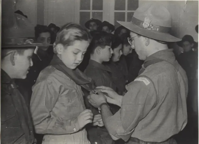 Framed Print : Greek boy scouts and leaders Framed Print : Greek boy scouts and leaders