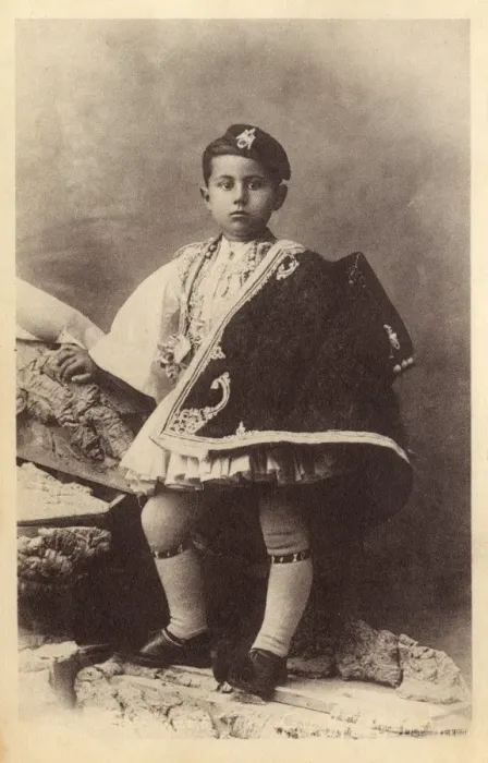 Framed Print : Greek Boy in traditional costume Framed Print : Greek Boy in traditional costume