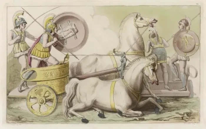 Framed Print : Greek Charioteers Framed Print : Greek Charioteers