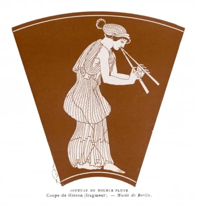 Framed Print : Greek Costume / Scharf Framed Print : Greek Costume / Scharf
