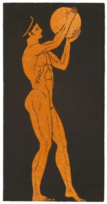 Framed Print : Greek Discus Thrower Framed Print : Greek Discus Thrower