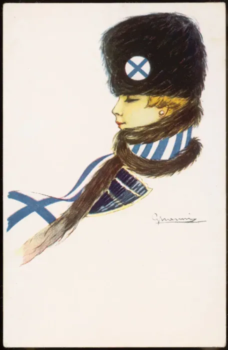 Framed Print : GREEK FLAG SCARF Framed Print : GREEK FLAG SCARF