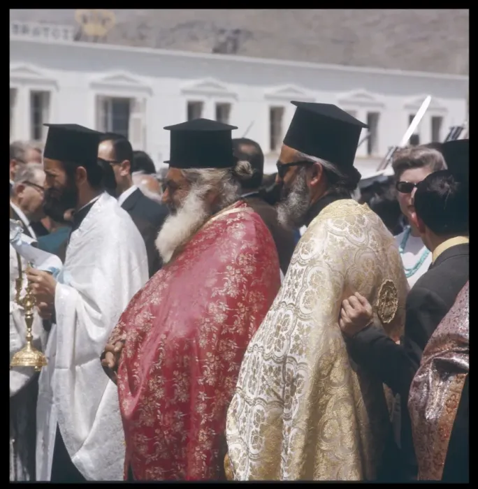 Framed Print : Greek Ortho Priests 1983 Framed Print : Greek Ortho Priests 1983