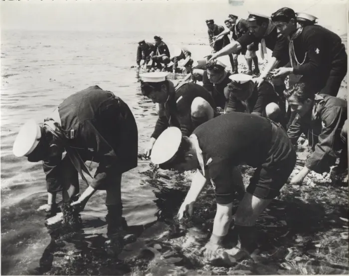 Framed Print : Greek sea scouts on the seashore Framed Print : Greek sea scouts on the seashore