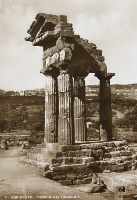 Framed Print : Greek Temple at Agrigento, Sicily Framed Print : Greek Temple at Agrigento, Sicily