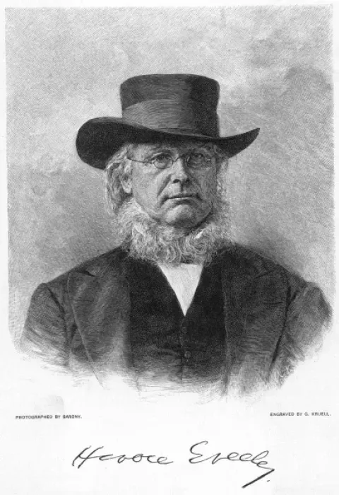 Framed Print : Greeley (Kruell) Framed Print : Greeley (Kruell)