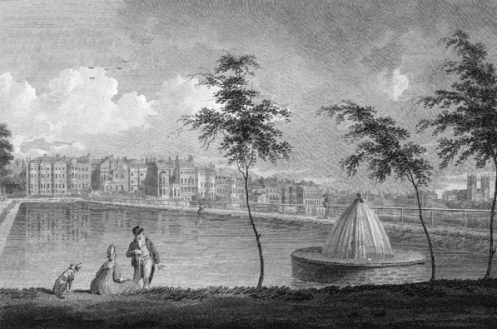 Framed Print : Green Park 1797 Framed Print : Green Park 1797