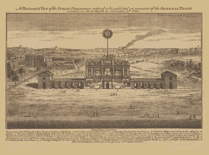 Framed Print : Green Park rejoicings Framed Print : Green Park rejoicings