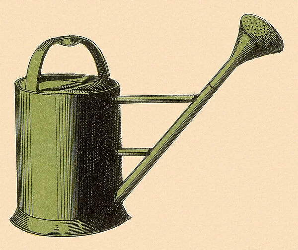 Green Watering Can Date: 1880
