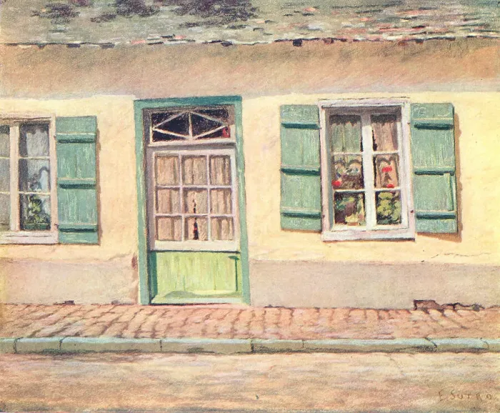 Framed Print : Green Window Shutters Framed Print : Green Window Shutters