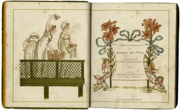 Framed Print : Greenaway Book / Flowers Framed Print : Greenaway Book / Flowers