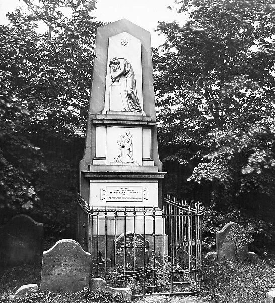 Greenock Highland Mary's Grave Victorian period