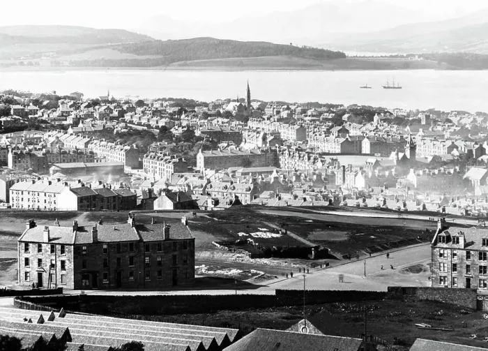 Framed Print : Greenock Scotland Victorian period Framed Print : Greenock Scotland Victorian period