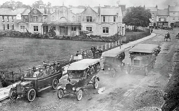 Greens Motors charabanc outing, Haverfordwest, South Wales