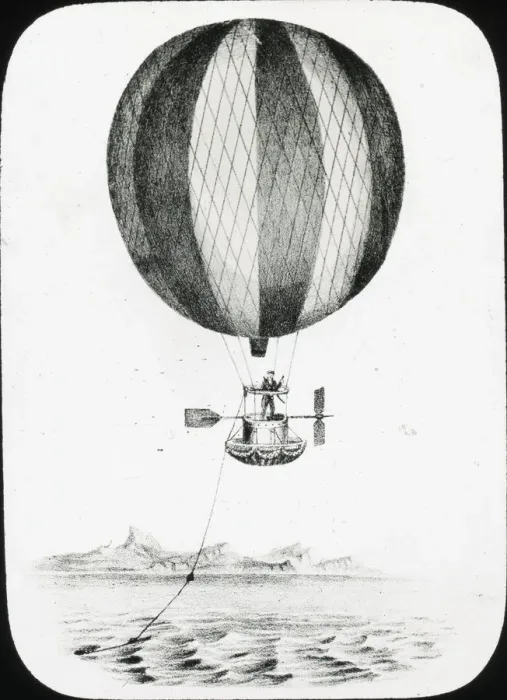 Framed Print : Greens proposed Atlantic balloon, 1840 Framed Print : Greens proposed Atlantic balloon, 1840