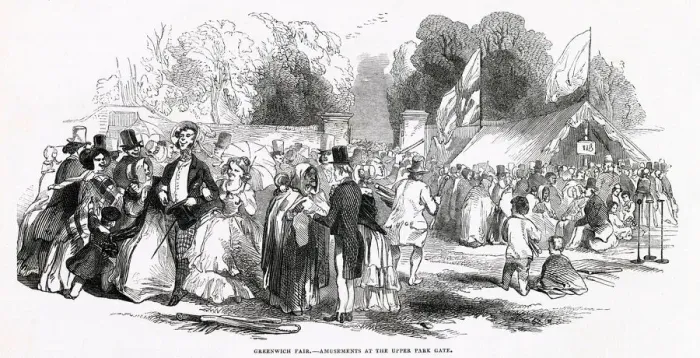 Framed Print : Greenwich Fair 1846 Framed Print : Greenwich Fair 1846