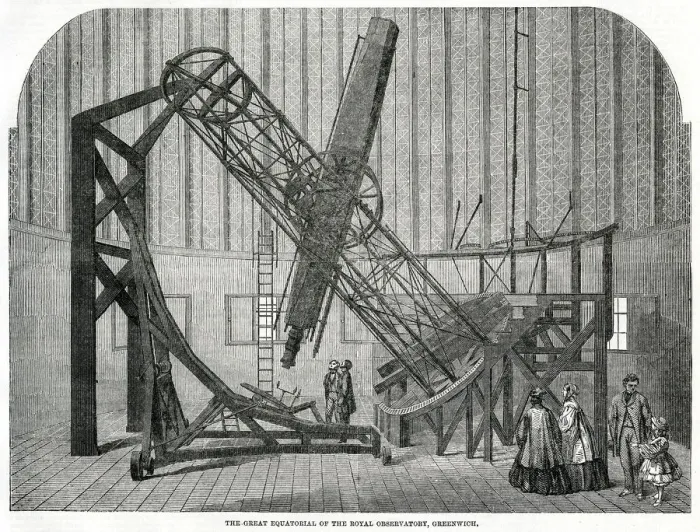 Framed Print : Greenwich Observatory - Great Equatorial 1861 Framed Print : Greenwich Observatory - Great Equatorial 1861