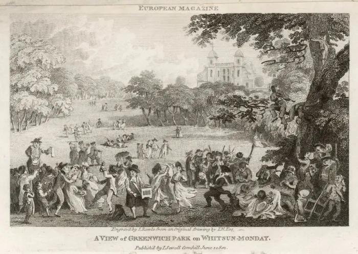 Framed Print : GREENWICH PARK 1802 Framed Print : GREENWICH PARK 1802